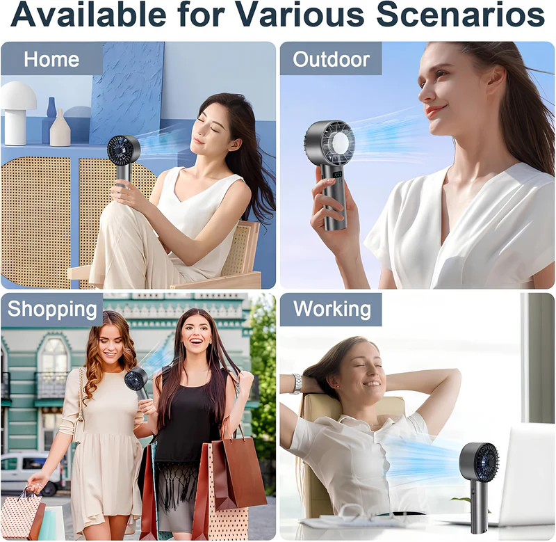 Golden Deal Peaks™ Fresh Air– USB Handheld Fan - Golden Deal Peaks