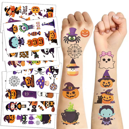 Golden Deal Peaks™ Kids’ Halloween Temporary Tattoos (10 Sheets) - Golden Deal Peaks