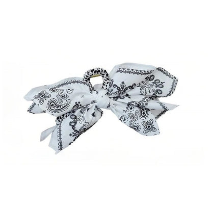 Golden Deal Peaks™ Black & Ivory Scarf Claw Clip - Golden Deal Peaks