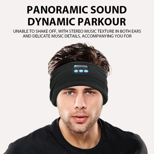 Golden Deal Peaks™ Bluetooth Headband Headphones — Sports / Sleeping Music Eye Mask - Golden Deal Peaks
