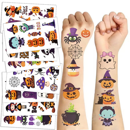 Golden Deal Peaks™ Kids’ Halloween Temporary Tattoos (10 Sheets) - Golden Deal Peaks