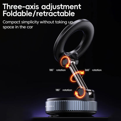 Golden Deal Peaks™ Magnetic 360° Car Holder — Suction Mount for Dash & Windshield - Golden Deal Peaks
